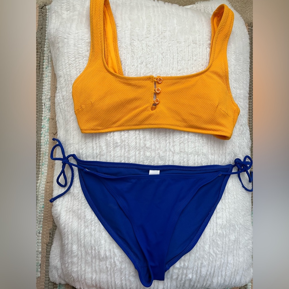 Yellow And Patterned Bikini Set Bundle! (3 Pieces) - image 2